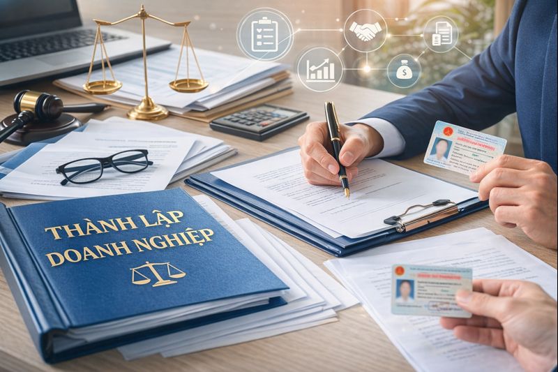 Thành lập công ty năm 2026 cần chuẩn bị những gì?