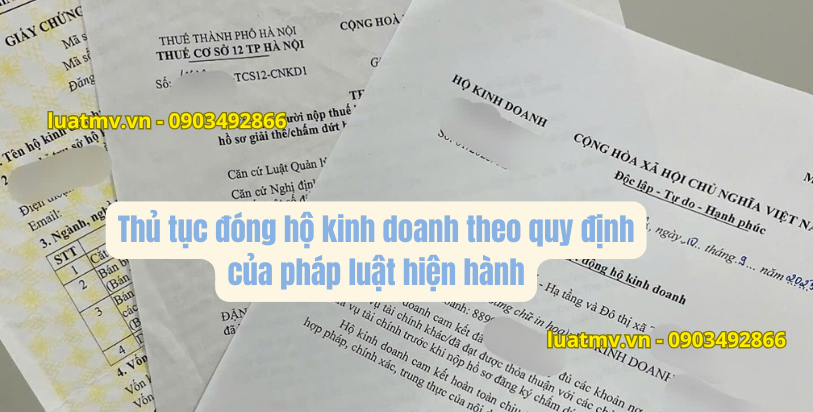Thủ tục đóng hộ kinh doanh